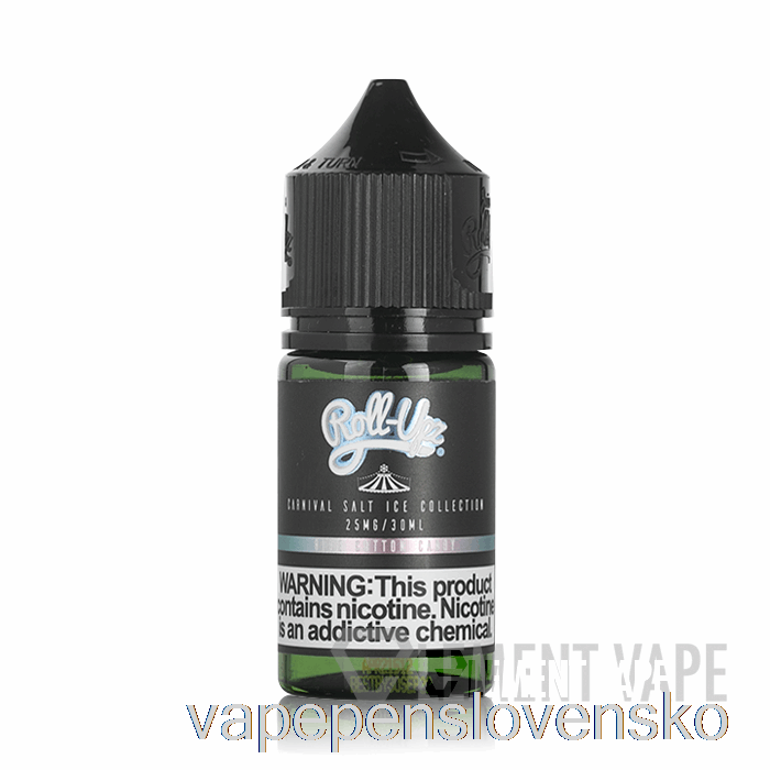 ľadovo Modrá Cukrová Vata Soľ - Karneval - Roll Upz šťavy - 30 Ml 25 Mg Vape Pero